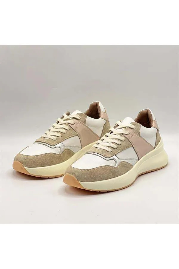 Comfy Nude Leather Women's Athletic Shoes – Ametist Exclusive