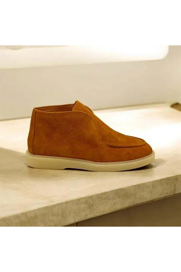 Drop Tan Suede Women's Boots