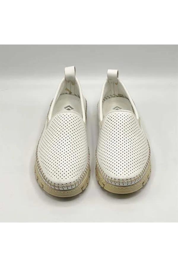 Flex Beyaz Kadın Loafer