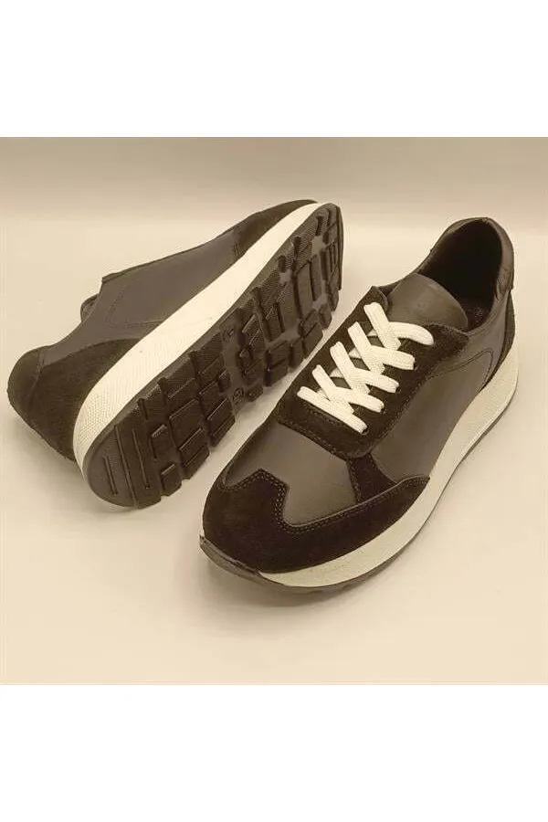 Ametist Exclusive Grande Siyah Kadın Deri Spor Ayakkabı – Hafif & Dayanıklı