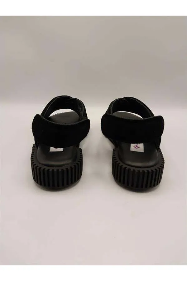 Juana Sandalet – Siyah Süet