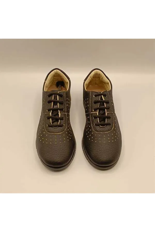 Agna Siyah Nubuk Kadın Loafer