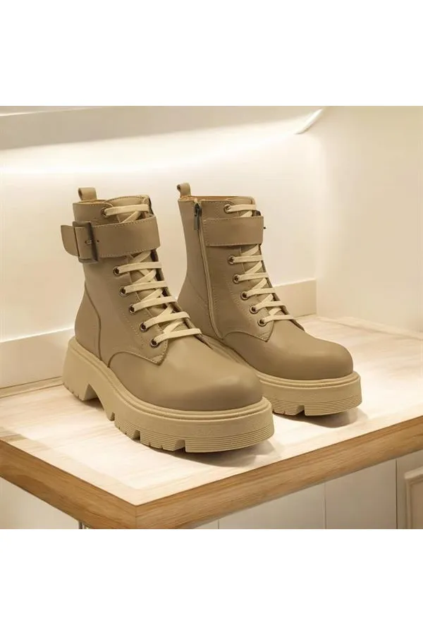 Belfast Mink Leather Women's Boots