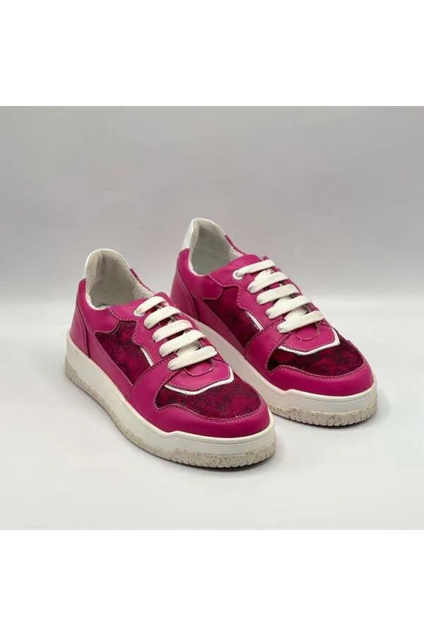Pia Pink – Women's Genuine Leather Sneaker