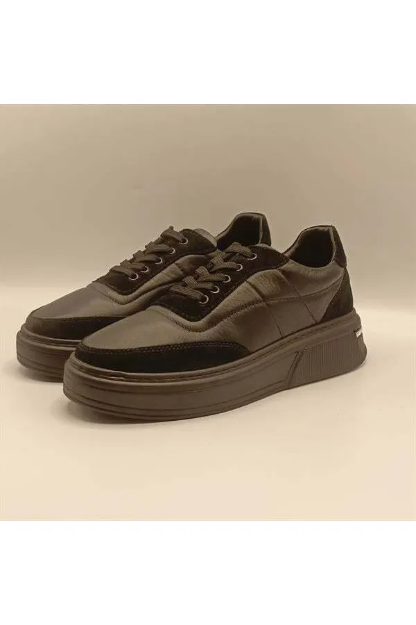 Baskets en cuir noir Lena pour femme, une exclusivité Ametist – Un confort optimal en toutes saisons