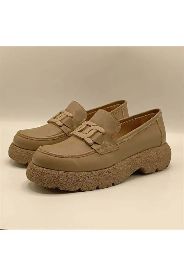 Anatolia Mink Leather Women's Casual Shoes
