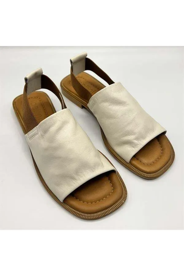 Bellini Cream Leather Women's Sandals | Elegant & Stylish Summer Style