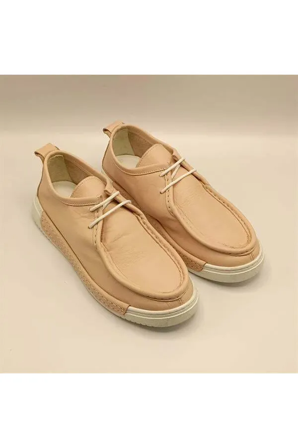 Emma Pudra Deri Kadın Casual  Ayakkabı