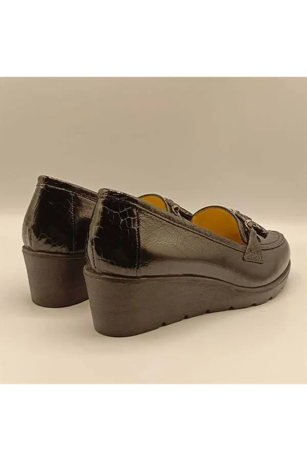 Lexi Black Casual Women's Shoes | Genuine Leather, Comfortable Sole | Handcrafted