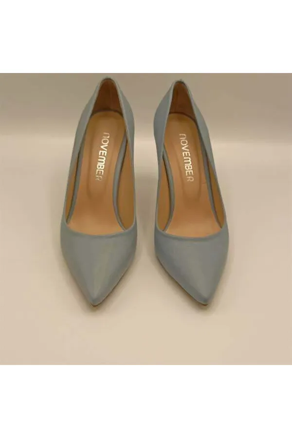 Carleen Blue Leather Stiletto