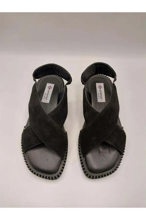 Juana Sandalet – Siyah Süet