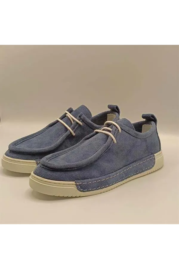 Emma Mavi Süet Günlük Kadın Ayakkabı