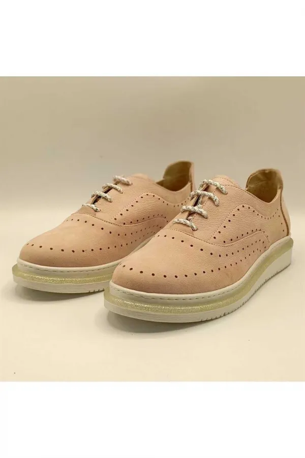 Baskets rose poudré Jenny