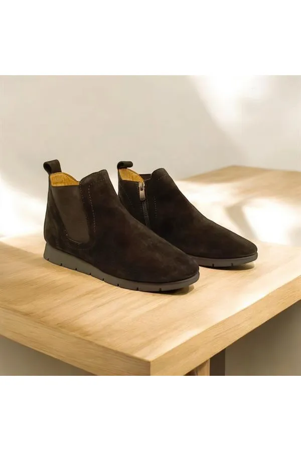 Bottes Arya en cuir noir pour femmes