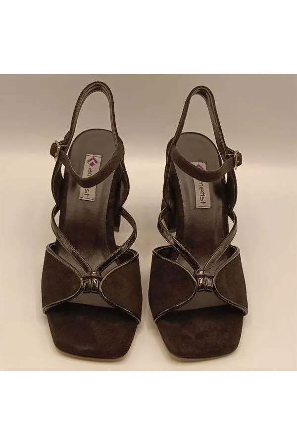 Aster Black Heeled Sandals