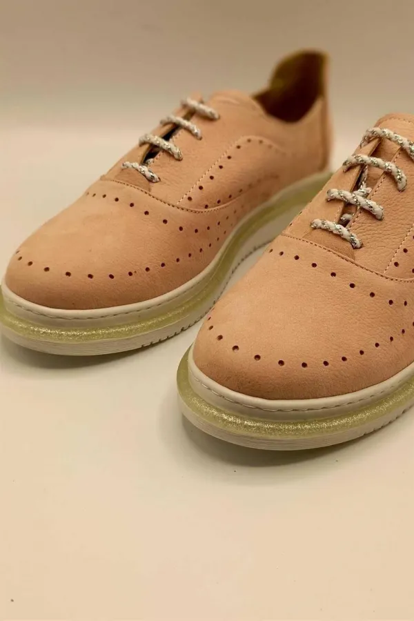 Baskets rose poudré Jenny