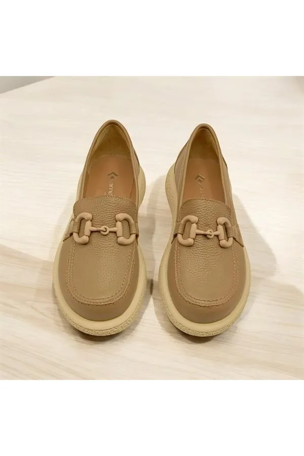 Chaussures décontractées en cuir de vison Sahara