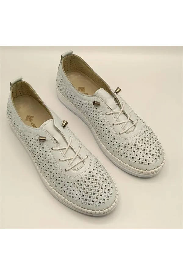 Baskets Ametist Exclusive Lugano en cuir véritable pour femmes – Fabriquées à la main et confortables