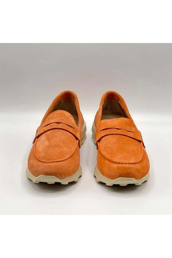 Carle Turuncu Kadın Loafer