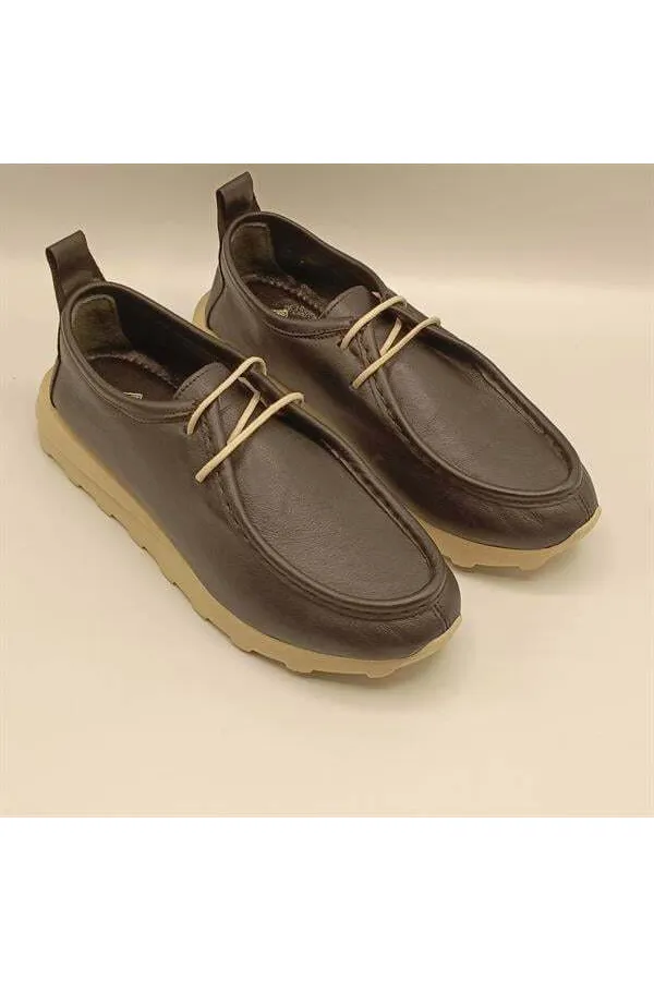 Monica Siyah Deri Kadın Casual Ayakkabı