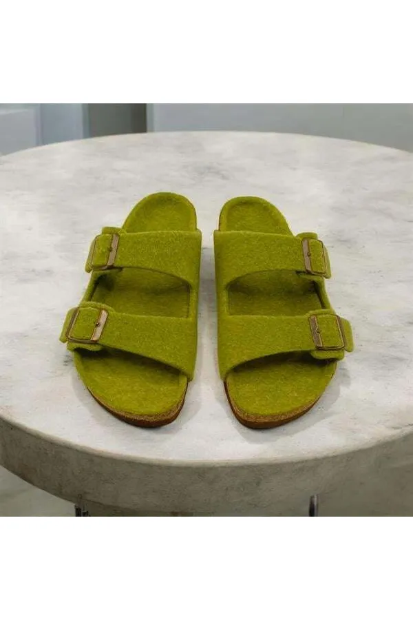 Keche Green Women's Winter House Slippers