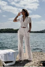 Pantalons en guipure brute en gros | TOPSHOW