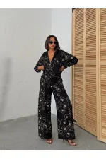 Chemise brodée - Motif noir 2 | Topshow | F1899