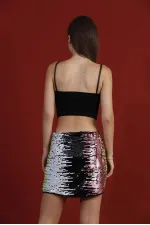 Topshow Siyah Pullu Pullu Toptan Etek