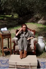 Chemise à manches longues rayée Topshow Wholesale – Kaki | F1973