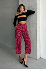 Desenli Toptan Pantolon - Fujya Siyah | TOPSHOW | F1788