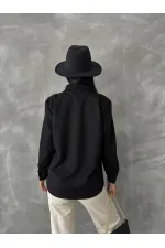 Suede Wholesale Shirt - Black | TOPSHOW | F1517