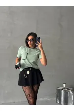 T-shirt cousu Topshow Çağla Çoban en gros