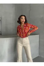 Wholesale Shirt - Red | TOPSHOW | F1289