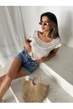 Topshow Raw Lace Wholesale Blouse