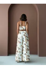 Topshow Toptan Desenli Büstiyer – Yazlık Ve Trend Parça - Kahve | F1976