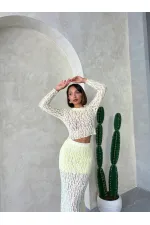 Dante  Abiye  Bluz - Sarı | Topshow | F1886