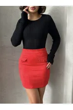 Cepli Toptan Etek - Kırmızı | TOPSHOW | F1572