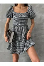 Topshow Black Pitikare Wholesale Dress