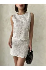 Dantel Etek - Pudra | Topshow