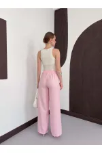 Pantolon - Pembe | D2381 Topshow