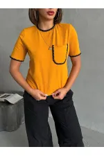 T-shirt Topshow Moutarde Berger Cousu en gros