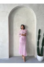 Dantel Etek - Pembe | Topshow | F1887