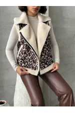 Plush Wholesale Vest - Leopard D2 | TOPSHOW | F1828