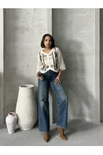 Chemise courte boutonnée en gros - Pierre | TOPSHOW | F0023