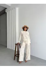 Süzüneli Pantolon - Desen 1 | Topshow | F1950