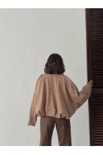 Topshow Scuba Suede Coat - Mink | F2017