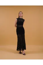 Zero Sleeve Lace Wholesale Blouse - Black | Topshow