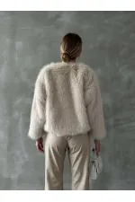 Topshow Taş Suni Kürk Toptan Ceket | F1615