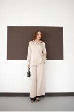 Long-Sleeved Wholesale Shirts - Stone | F2101 - Topshow