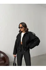 Topshow Cashmere Wholesale Jackets - Black | F2047